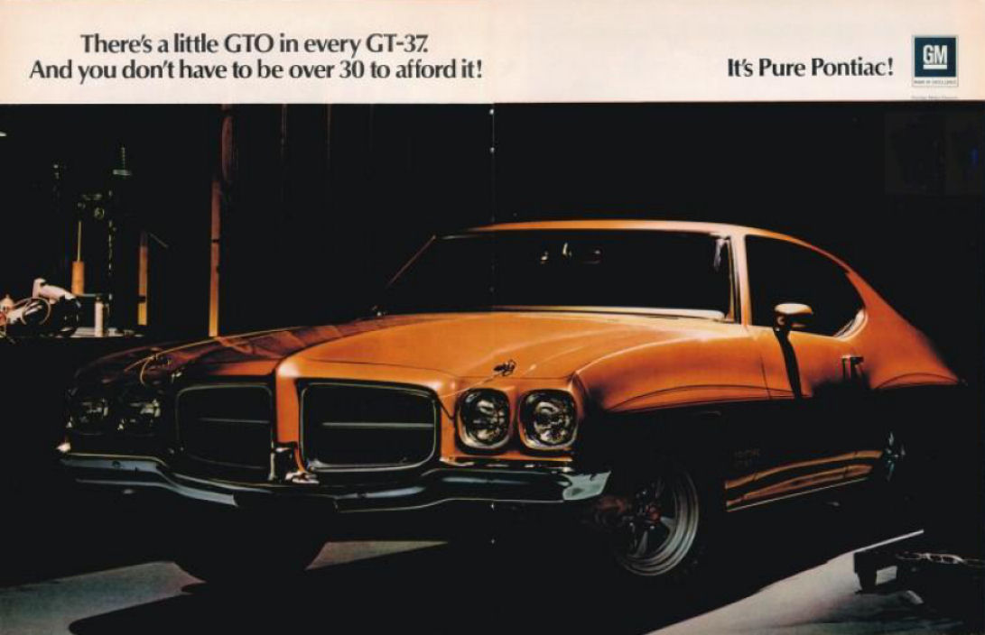 1971 Pontiac Auto Advertising